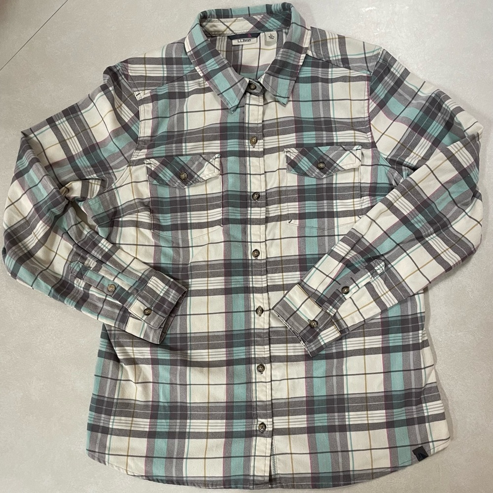 L.L.Bean women’s flannel shirt